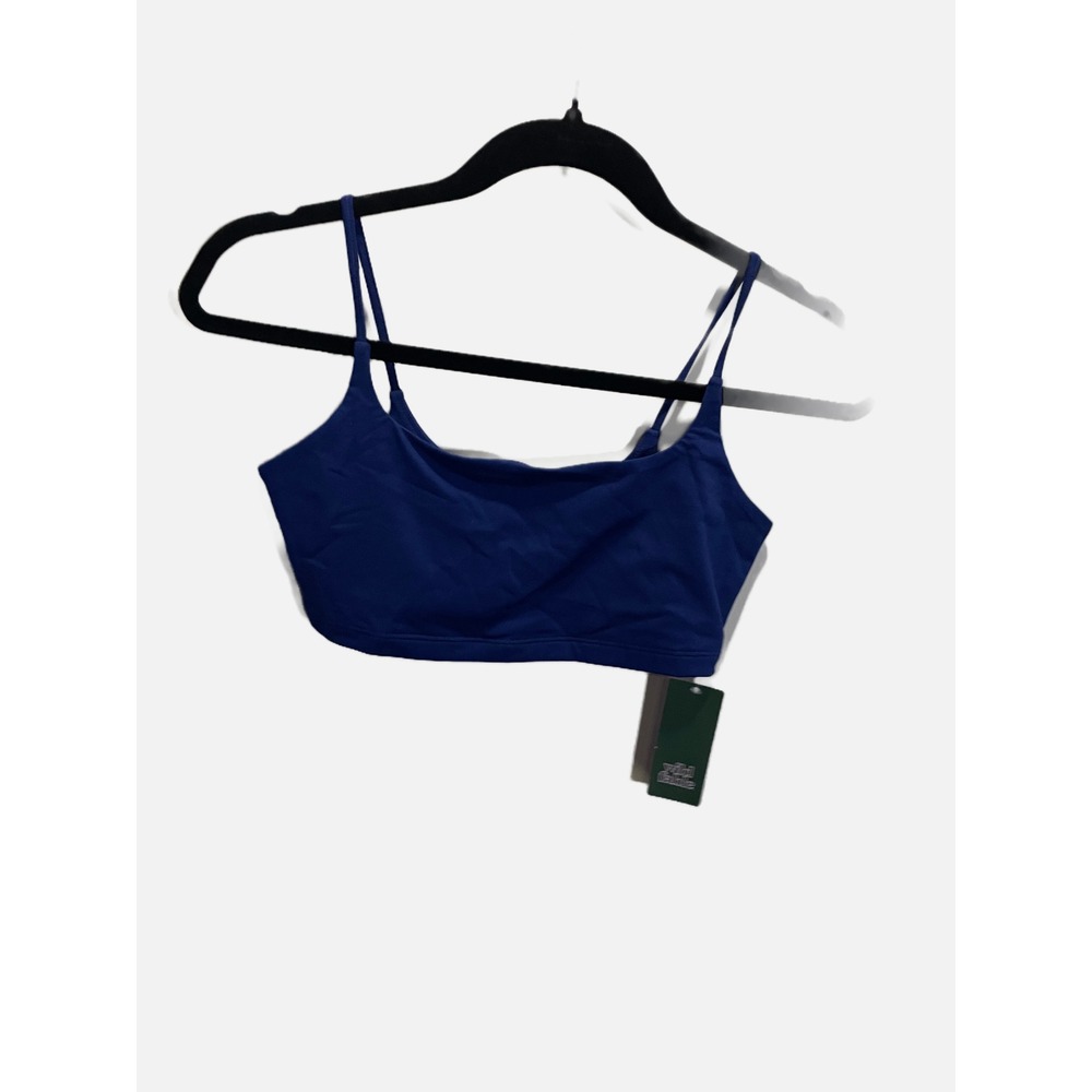 Wild Fable Cami Bralette Women XS Navy Blue Cropped Spaghetti Strap Casual Basic
